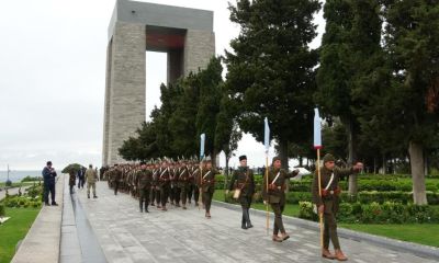 Çanakkale Kara Savaşları'nın 111'inci yıl dönümü tören provası yapıldı   