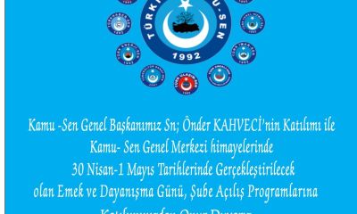 Türkiye Kamu-Sen 1 Mayıs’ta Çanakkale’de Güçlü Katılımla Meydana İniyor