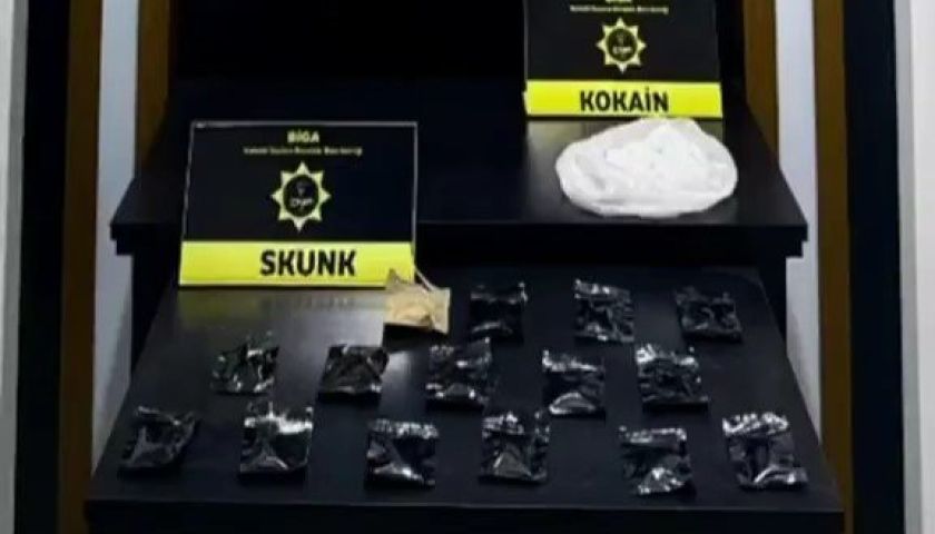 Biga'da uyuşturucu operasyonu: 1 şüpheli tutuklandı