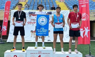 Çanakkale’nin genç atletleri İzmir’den madalyalarla döndü