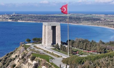 Çanakkale Boğazı'ndaki bombardımanın en net görüldüğü Baykuş iskelesi ve cephe hattı drone ile görüntülendi  