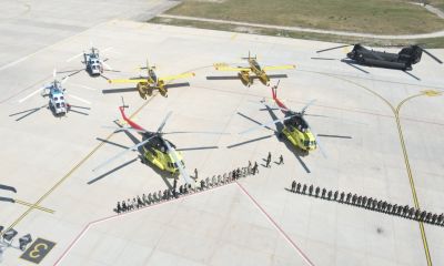 Çanakkale Havalimanı’nda orman yangınları öncesi ekiplerle tören düzenlendi