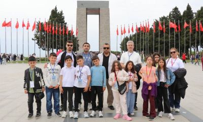 Oltulu çocuklar Çanakkale'yi gezdi