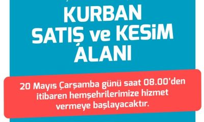 Çanakkale Belediyesi Kurban Satış ve Kesim Alanı 20 Mayıs'ta hizmet vermeye başlayacak