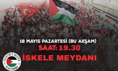 Çanakkale’de Gazze İçin Meydana Çağrı