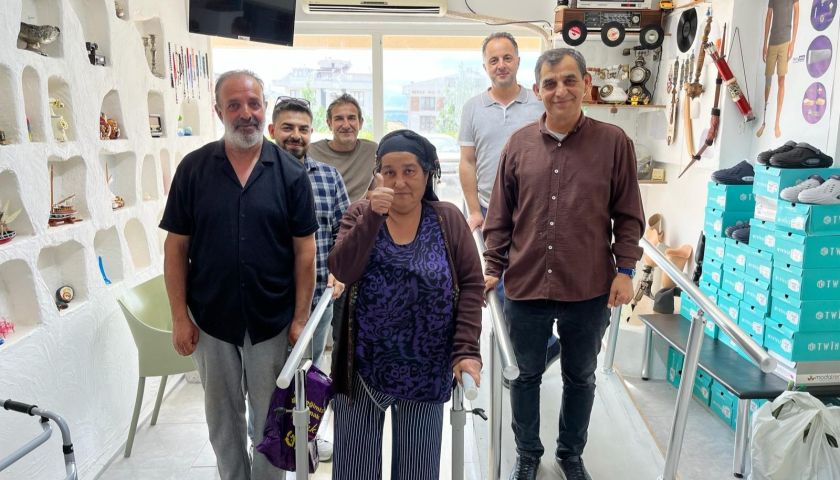 Şeref Dündar için umut oldular: Protez ayağına kavuştu
