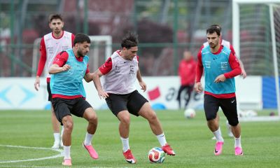 A Mili Futbol Takımı, iki günlük iznin ardından çalışmalara başladı