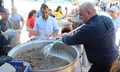 Geyikli’de bayramın tadı kavurma, Ruh’u dayanışma oldu