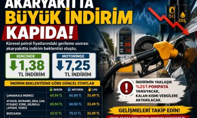 Akaryakıtta büyük indirim kapıda 