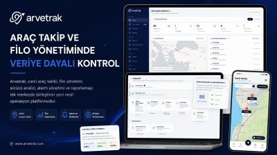 Arvetrak, Araç Takip ve Filo Yönetiminde İşletmelere Veriye Dayalı Kontrol Sunuyor