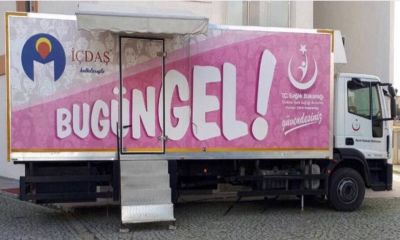 Mobil Kanser Tarama Aracı Yenice'de 