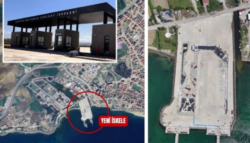 Gelibolu Yeni Feribot İskelesi 6 Haziran'da Açılıyor