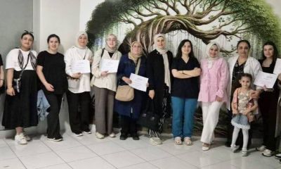 Biga Devlet Hastanesi Gebe Okulundan 15 yeni mezun