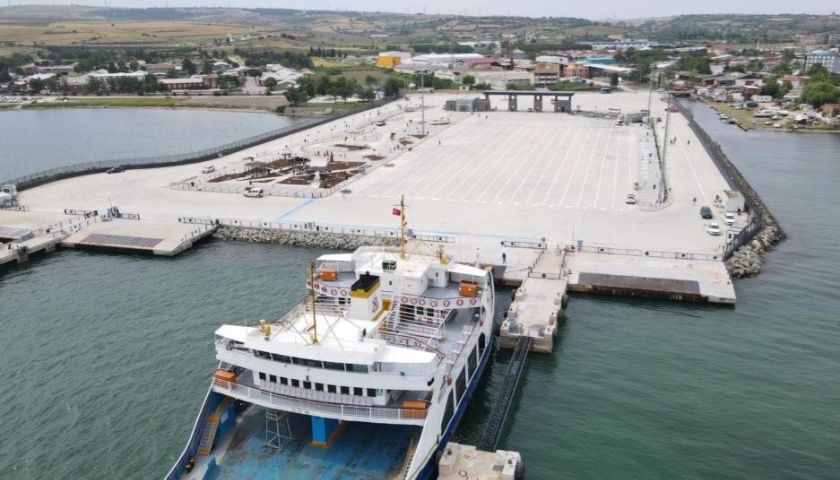Gelibolu'da yeni feribot iskelesi yarın hizmete açılıyor   