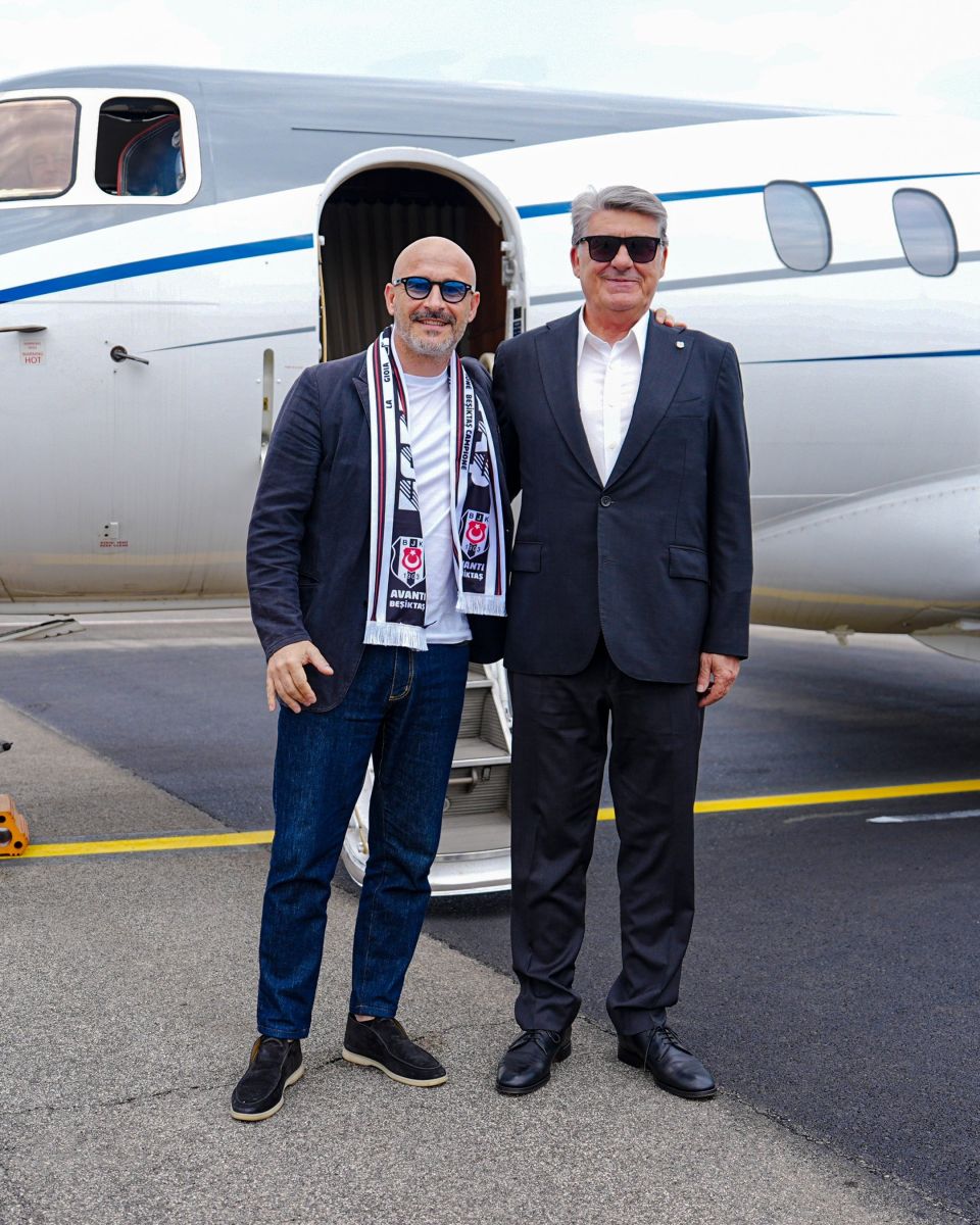 Beşiktaş'ın yeni teknik direktörü Vincenzo Italiano, İstanbul'a geldi