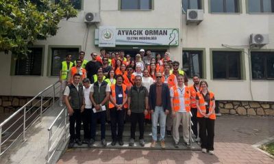Geleceğin orman mühendisleri Ayvacık’ta sahaya indi: Üretimden satışa uygulamalı eğitim