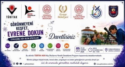 Çanakkale’nin tek TÜBİTAK 4009 projesi Evreşe’de hayata geçiyor!