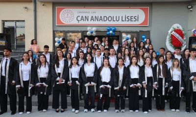Çan Anadolu Lisesi mezunları geleceğe uğurlandı!