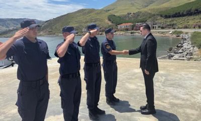 Gökçeada'da Mavi Vatan’ın koruyucularına anlamlı ziyaret