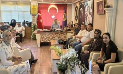 Cihat Yolaçıcı’dan Ünal Özcan’a tam kadro ziyaret!