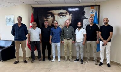 Kepez Hamidiye Spor Kulübü Yönetim Kurulu'ndan Başkan Arslan'a ziyaret