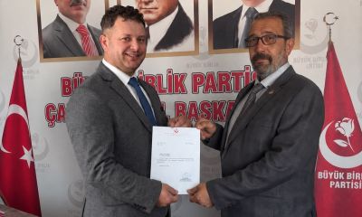 Büyük Birlik Partisi Biga'da yeni başkan Meriç göreve başladı