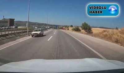 Çanakkale'de ters yönde giden sürücü kazaya davetiye çıkarttı