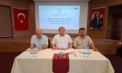 Bayramiç’te eğitime geniş bakış: Sene sonu müdürler kurulu toplandı!