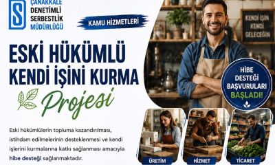 Eski Hükümlülere Kendi İşini Kurma Fırsatı: Çanakkale’de Hibe Desteği Başvuruları Başladı!