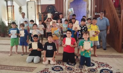 Aslanca Camii çocuk sesleriyle yankılandı!