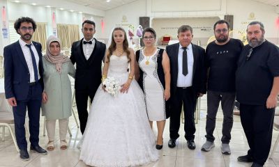 Basın ve emniyet camiası bu düğünde buluştu: Simge Şahin ile Üzeyir Arslan mutluluğa “EVET” dedi!