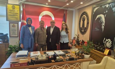 Çanakkale Ticaret Borsası ve Birlik Vakfı'ndan ÇESOB Başkanı Ünal Özcan'a hayırlı olsun ziyareti