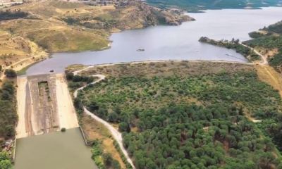 Çanakkale'de kışın yüzde 100 doluluğun ardından taşan Atikhisar Barajı'nda çalışmalar tamamlandı