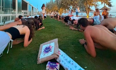 Rey Collective plank yarışmasında şampiyon sadece 3 saniyede belirlendi