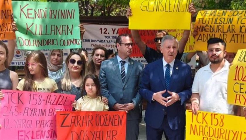 Rıdvan Uz'dan TCK 158 mağdurlarına destek; 