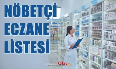 20 Temmuz 2026 Pazartesi günü Çanakkale ve Kepez eczane listesi