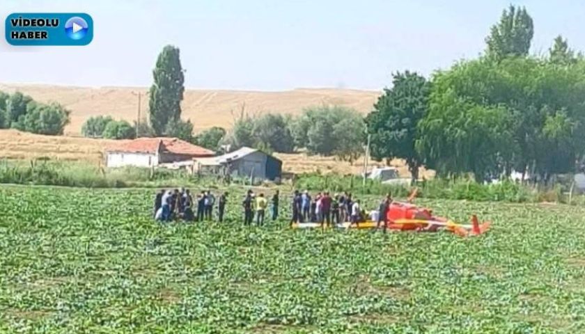 Ankara'da eğitim helikopteri düştü: 
