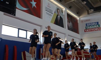 Yıldız Cimnastikçiler Güzelyalı’da Kampa Girdi