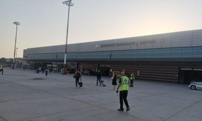 Brüksel'den gelen yolcu uçağı Çanakkale Havalimanı'na iniş yaptı  