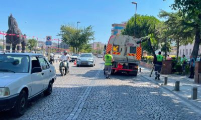 Belediye Çalışması Trafiği Tek Şeride Düşürdü