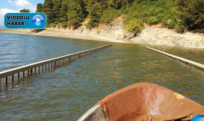 Sular çekildi, Haydaroba Köprüsü gün yüzüne çıktı
