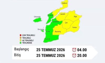 Valilik'ten altı ilçe için sağanak yağış uyarısı!