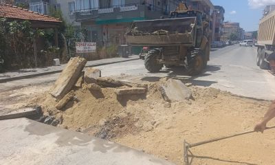 Şehit Gürol Sokak'ta Asfalt Çalışması