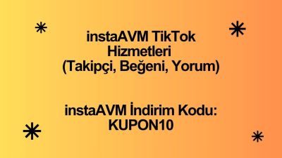 InstaAVM TikTok Hizmetleri (Takipçi, Beğeni, Yorum)