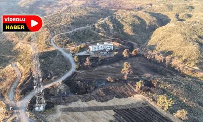 Çanakkale’deki yangında yanan alanlar dron ile görüntülendi