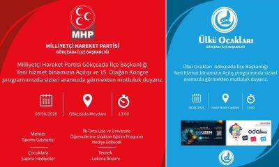 MHP Gökçeada İlçe Kongresi ve yeni hizmet binası açılışı 8 Ağustos'ta
