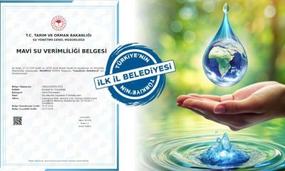 Türkiye'de "Mavi Su Verimliliği Belgesi" Alan İlk İl Belediyesi Çanakkale Oldu
