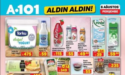 A.101 6 Ağustos aktüel kataloğu yayınlandı: Binlerce üründe indirim fırsatı