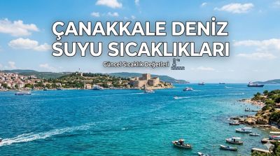 Çanakkale Deniz Suyu Sıcaklıkları: 4 Ağustos 2026 Salı