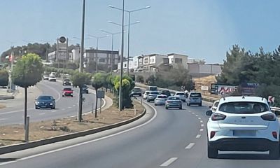 Çanakkale-İzmir Karayolunda Öğle Saatlerinde Yoğun Trafik